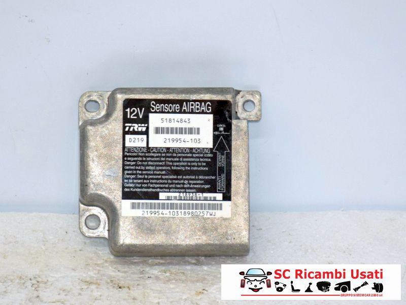 CENTRALINA AIRBAG FIAT Croma 3° Serie 51814843 (07>)