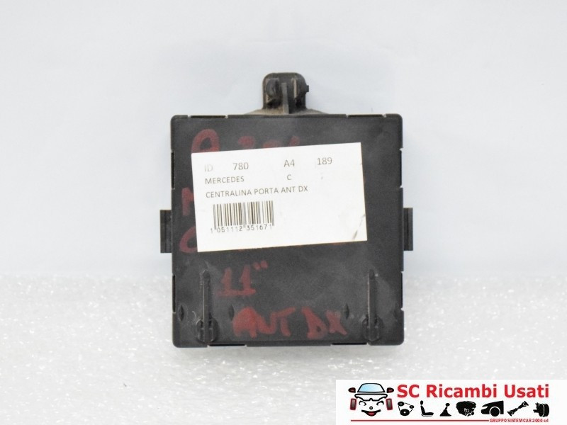CENTRALINA PORTA DX PASSEGGERO MERCEDES Classe C Berlina W204 2° Serie A2129004102 (11>)