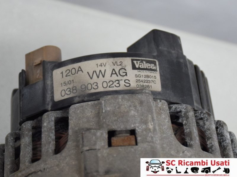 ALTERNATORE VOLKSWAGEN Passat Berlina 5° Serie 038903023S diesel (10>15)