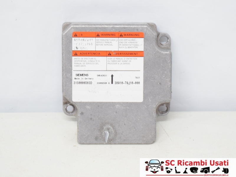 Centralina Airbag Srs Fiat 16 3891079J10000 - 11679 Centralina Airbag Srs Fiat 16 3891079J10000 - 11679