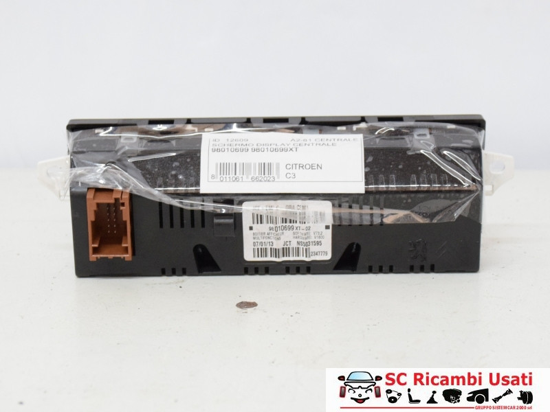 DISPLAY CITROEN C3 2° Serie 98010699XT (05>10)