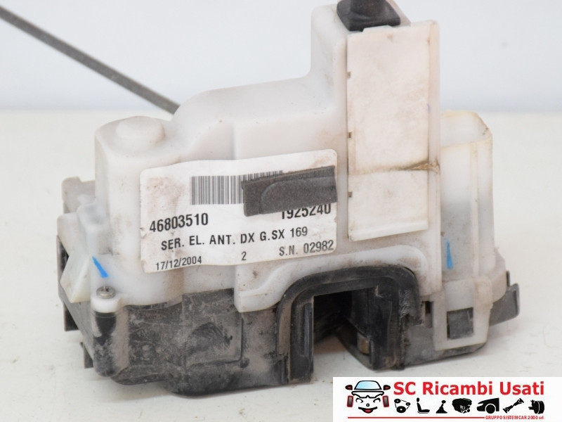 SERRATURA ANTERIORE DESTRA FIAT Panda 2° Serie 46803510 (03>10)
