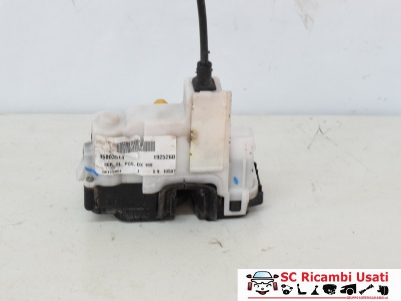 SERRATURA POSTERIORE DESTRA FIAT Panda 2° Serie 46803514 (03>10)