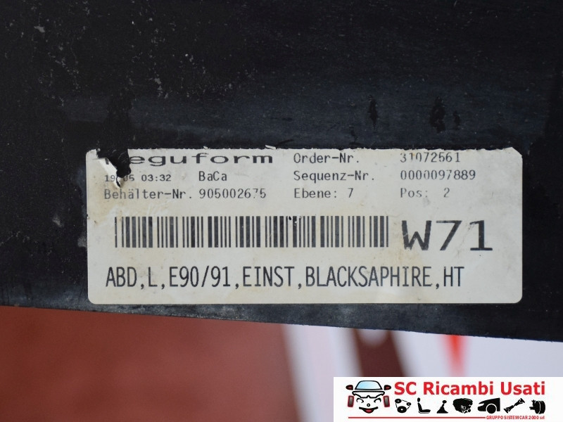 MODANATURA PORTA ANT SX BMW Serie 3 E90 Berlina (05>08)