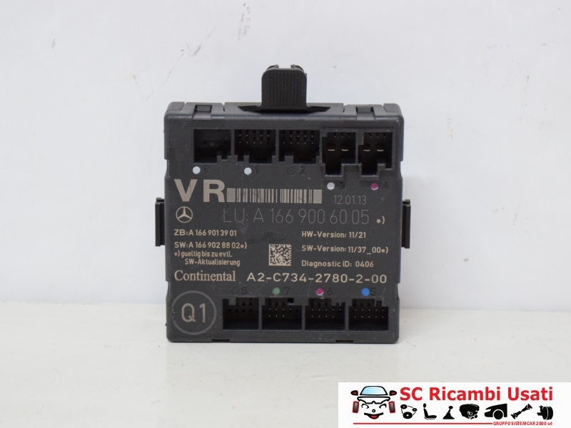 Centralina Porta Anteriore Dx Mercedes Classe A A1669006005 - 13221 Centralina Porta Anteriore Dx Mercedes Classe A A1669006005 - 13221