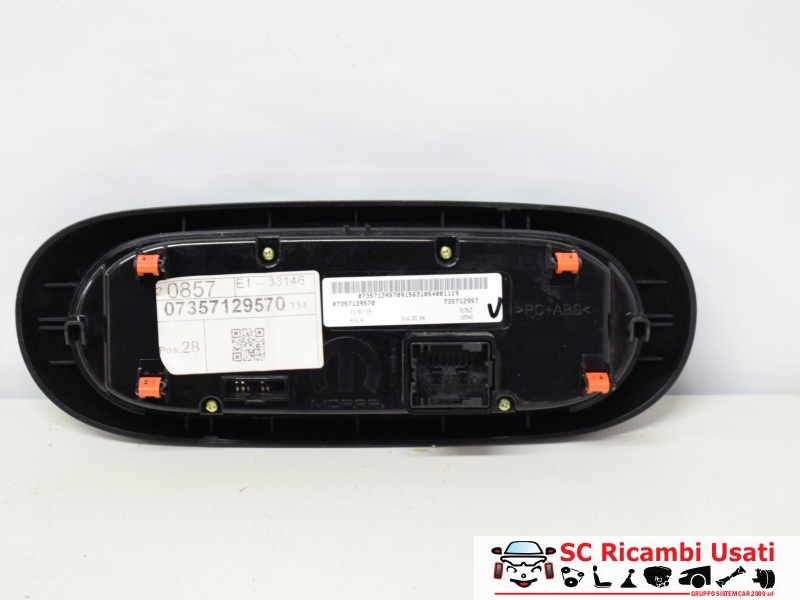 Centralina Gruppo Comandi Clima Fiat 500x 2020 735712957 735686721 - 13826
