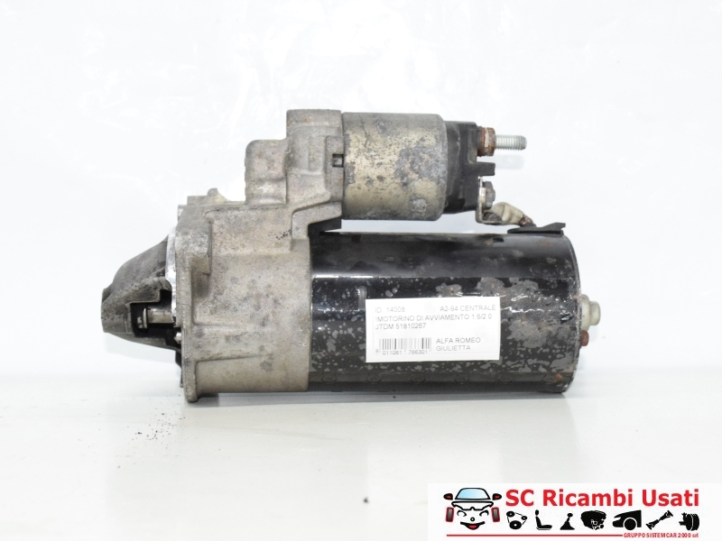 Motorino Avviamento Giulietta 2.0 Jtdm 51810267 51984359 - 14008 Motorino Avviamento Giulietta 2.0 Jtdm 51810267 51984359 - 14008