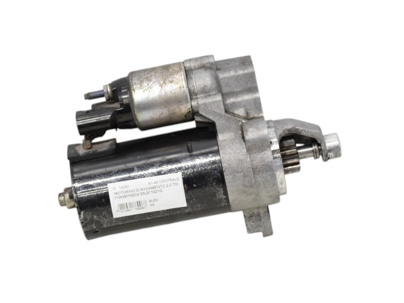 Motorino Avviamento Audi A4 2.0 Tdi 03L911021G - 14282