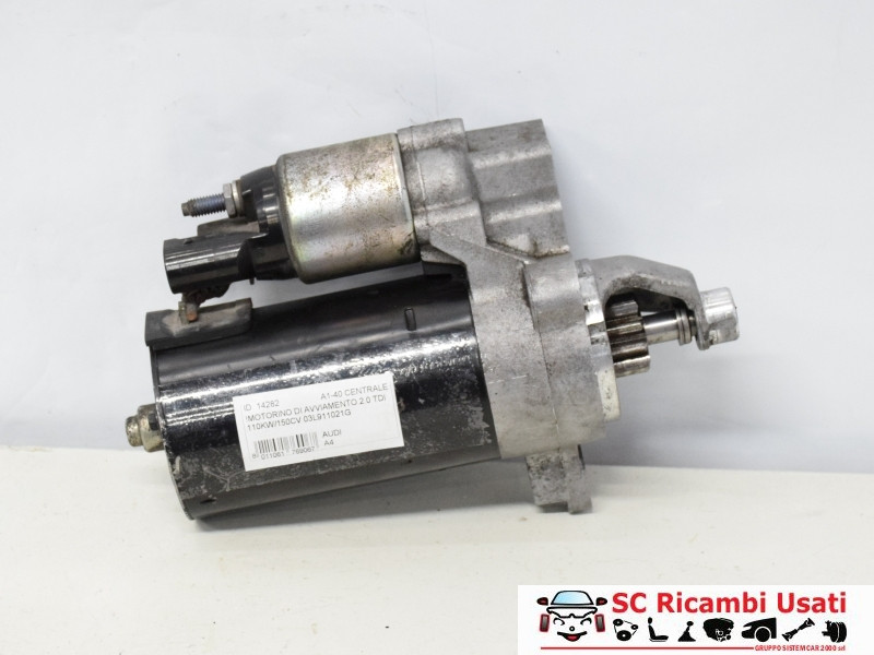 03L911021G 03L911021G MOTORINO D' AVVIAMENTO AUDI A4 Serie B8 (8K2) diesel
