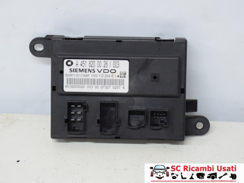 Centralina Chiusura Centralizzata Smart Fortwo A4518200026 - 14977