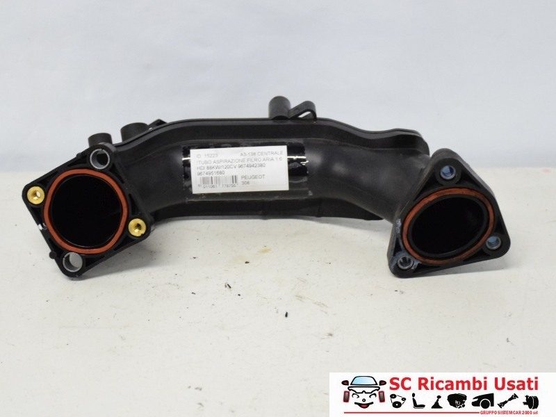 Tubo Aspirazione Aria 1.6 Hdi 120cv Peugeot 308 9674942380 9674951680 - 15223