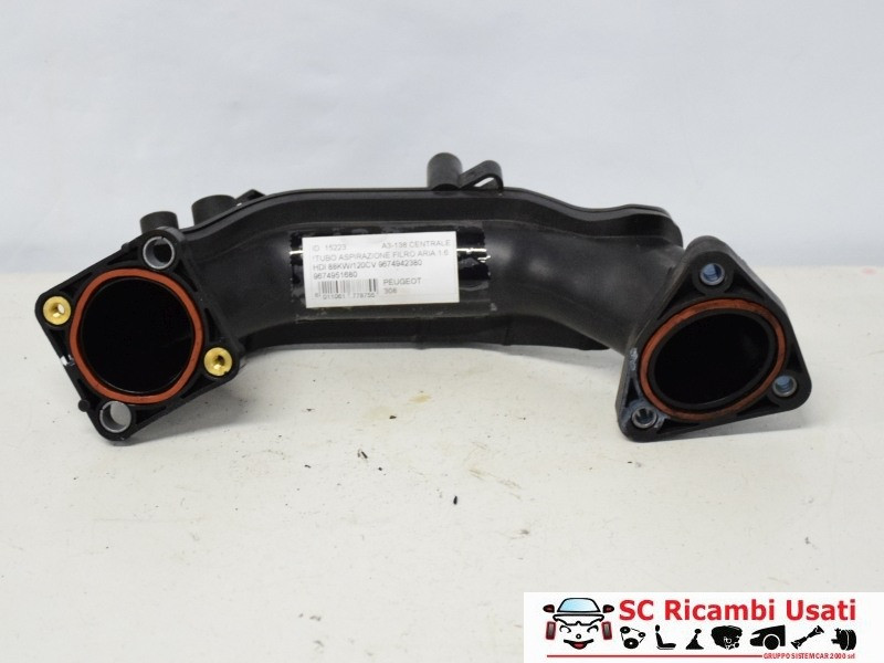 9674942380 9674942380 TUBO ASPIRAZIONE FILTRO ARIA PEUGEOT 308 SW diesel