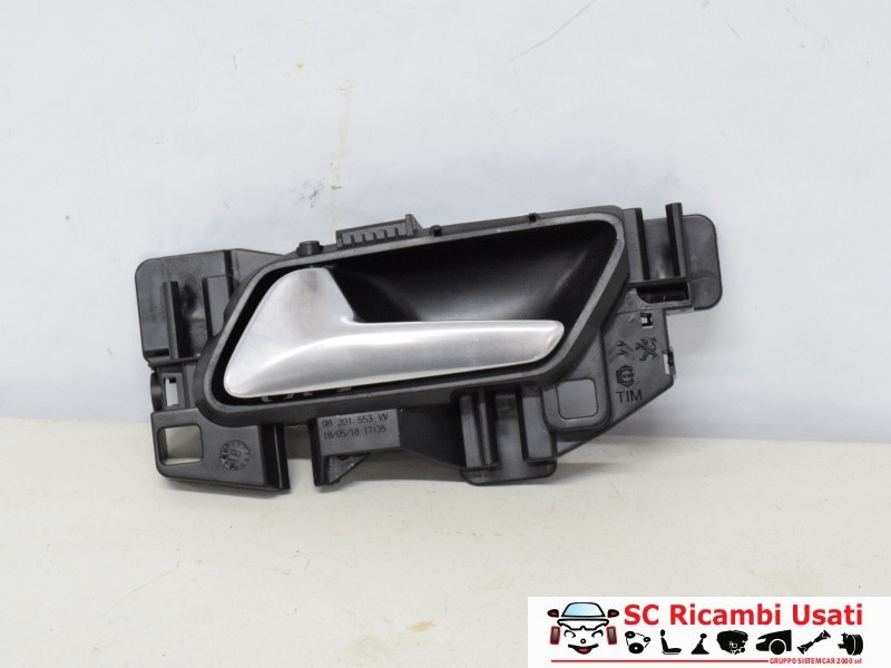 MANIGLIA INTERNA ANTERIORE SINISTRA PEUGEOT 3008 Serie 98201553VV (09>16)