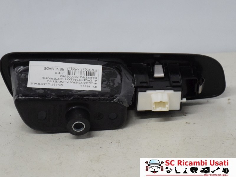 Pulsante Alzavetro Posteriore Sx Jeep Renegade 735603980 - 15865