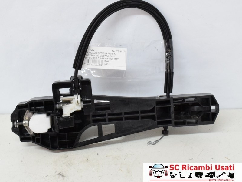 MANIGLIA ESTERNA POSTERIORE SINISTRA FIAT 500 L Serie (351_352) 51884128 (12>)