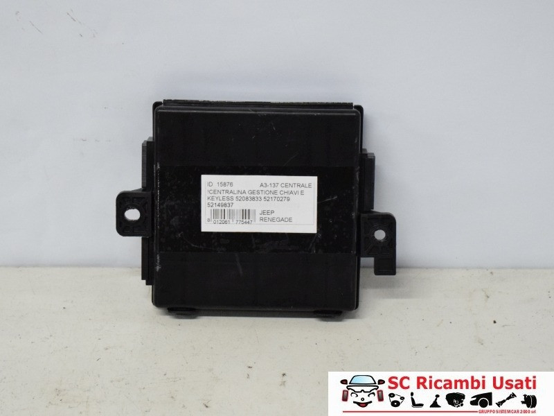 52083833 52083833 CENTRALINA KEYLESS JEEP Renegade Serie diesel