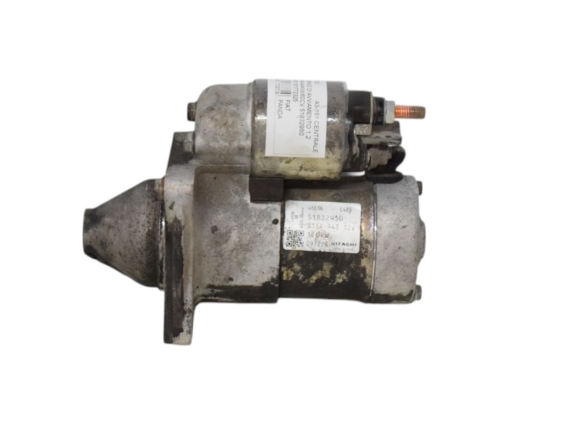 Motorino Avviamento 1.2 Benz Fiat Panda 169 2010 51832950 51890631 - 15702