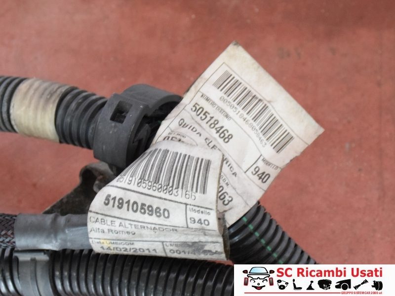 Cavi Batteria 1.6/2.0 Jtd Alfa Romeo Giulietta 50518468 50518626 - 16112 Cavi Batteria 1.6/2.0 Jtd Alfa Romeo Giulietta 50518468 50518626 - 16112