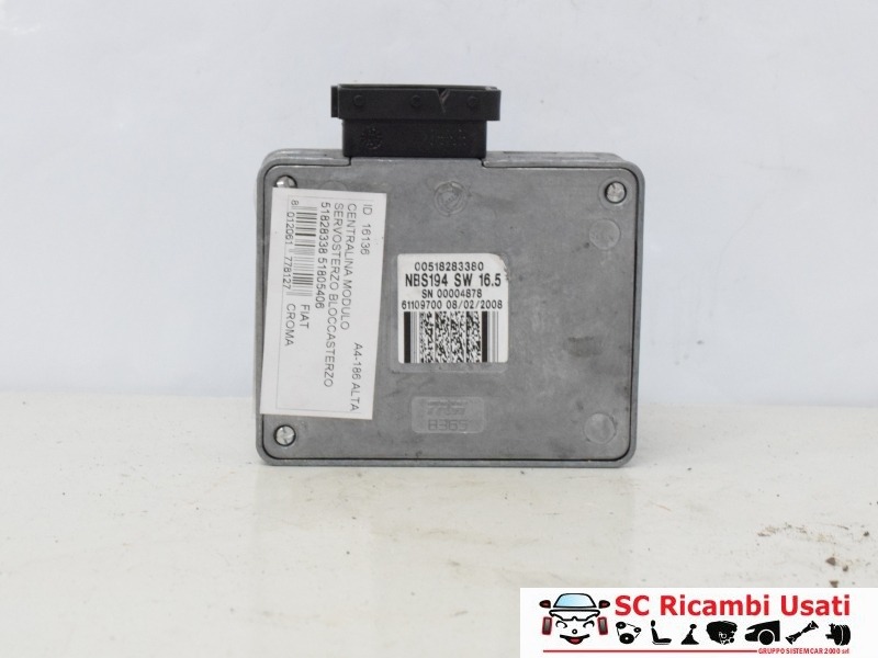 Centralina Modulo Bloccasterzo Fiat Croma 2008 51828338 51805406 - 16136