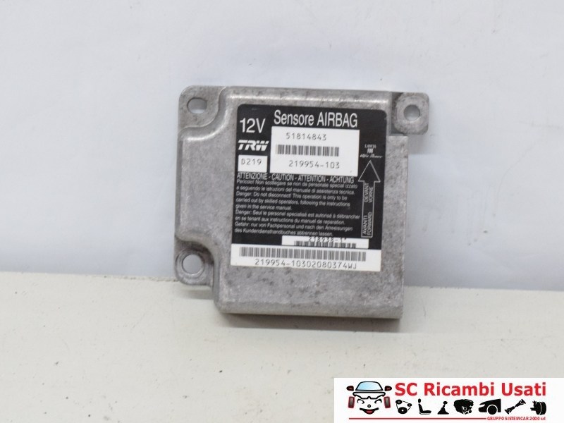 Centralina Airbag Fiat Croma 51814843 - 16137
