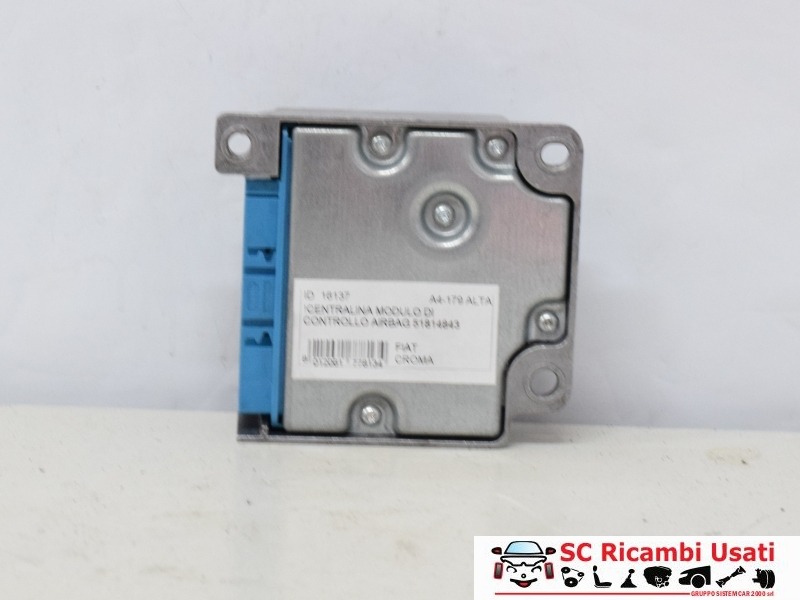 Centralina Airbag Fiat Croma 51814843 - 16137
