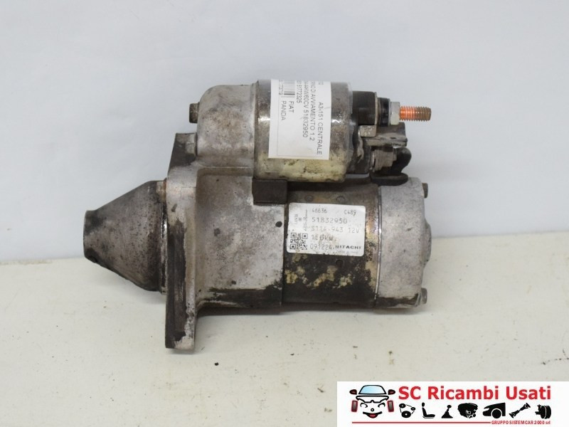 51832950 51832950 MOTORINO D' AVVIAMENTO FIAT Panda 2° Serie benzina