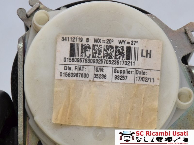 Cintura Di Sicurezza Post Sx Alfa Romeo Giulietta 156096763 156101398 - 16408 Cintura Di Sicurezza Post Sx Alfa Romeo Giulietta 156096763 156101398 - 16408