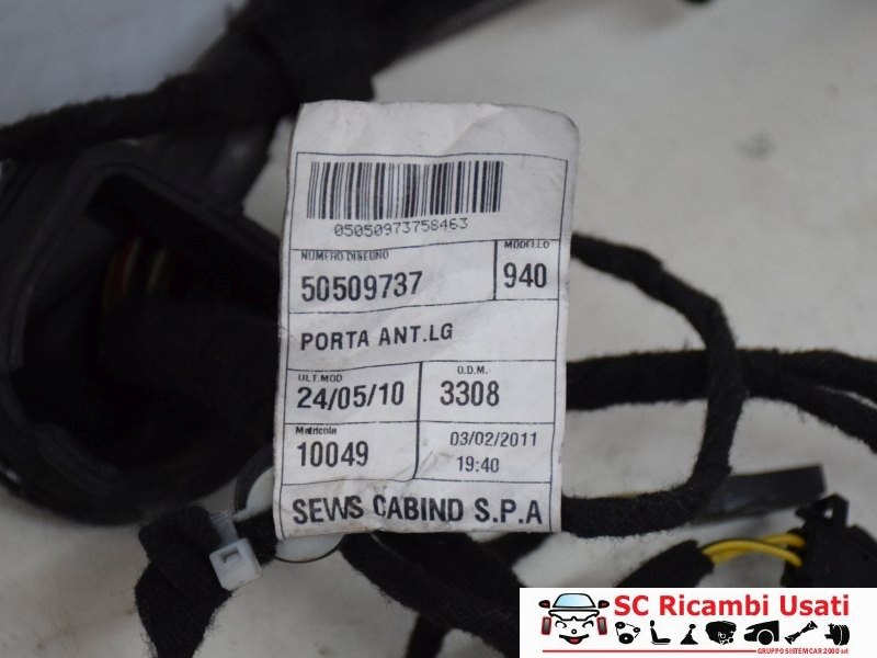 Cablaggio Porta Anteriore Sinistra Giulietta 50509737 - 16542