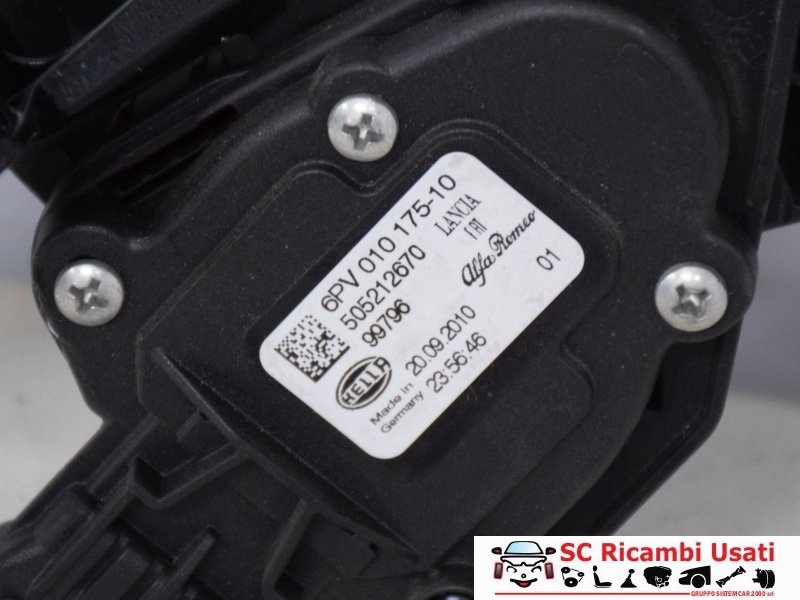 Pedale Acceleratore Alfa Giulietta 50521267 - 16569