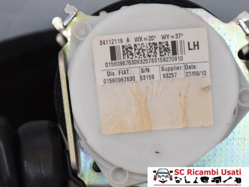 CINTURA DI SICUREZZA POSTERIORE SX ALFA ROMEO Giulietta Serie (940_) 156096763 (10>13)