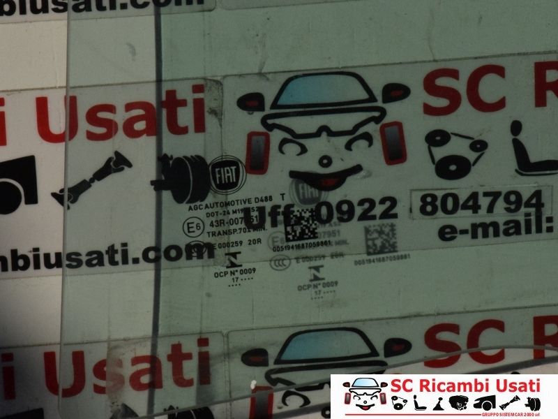 Vetro Posteriore Sinistro Fiat 500x 51941687 - 16976