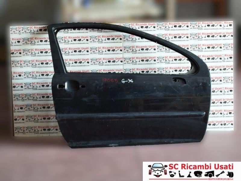 Porta Destra Dx Peugeot 207 3 Porte - 17085 Porta Destra Dx Peugeot 207 3 Porte - 17085