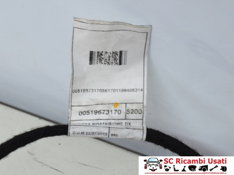 PORTIERA POSTERIORE DESTRA JEEP Renegade Serie 51967317 (14>18)