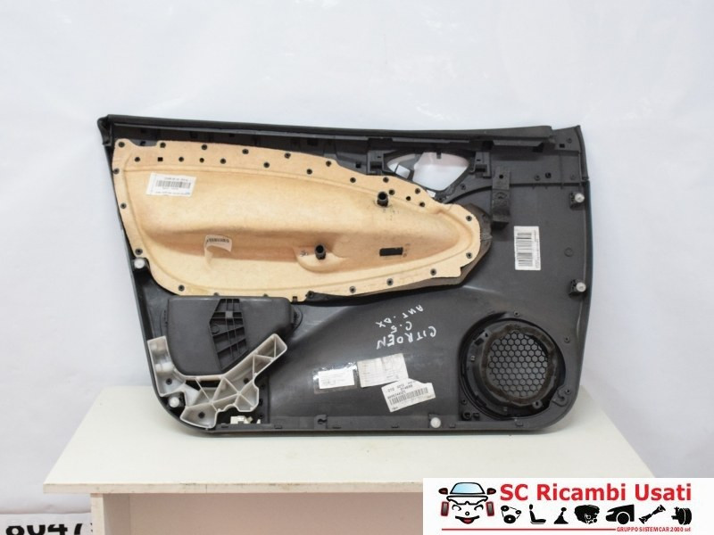 PANNELLO INTERNO PORTIERA ANT DX CITROEN C5 Berlina 2° Serie 9636074877 (04>08)