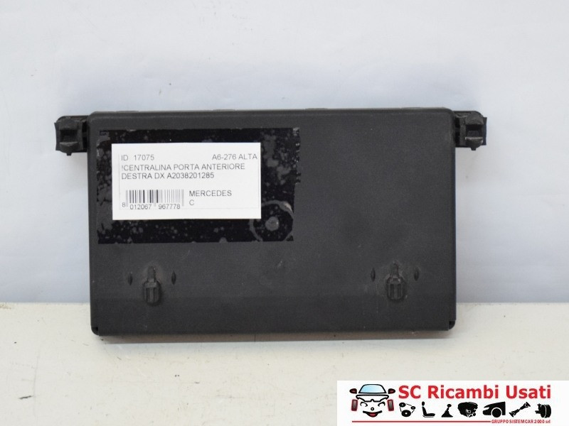CENTRALINA PORTA DX PASSEGGERO MERCEDES Classe C Berlina W203 A2038201285 (00>04)