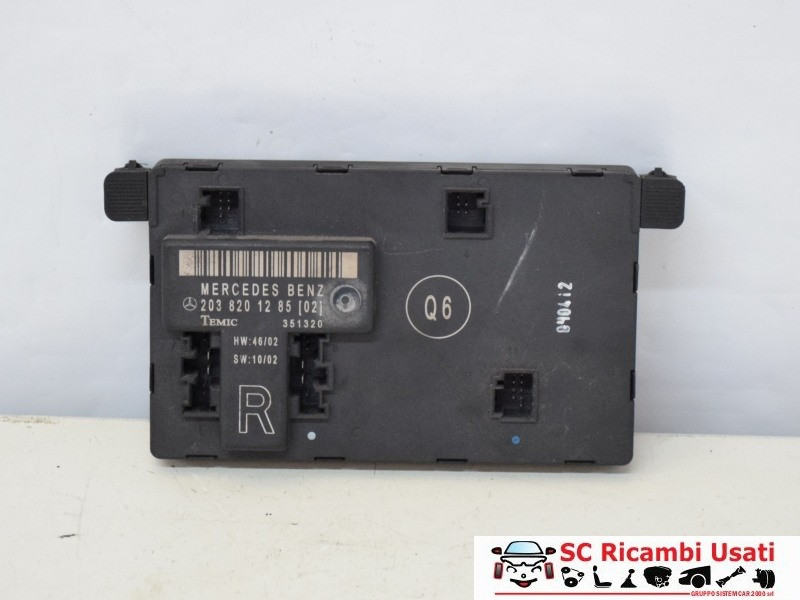 CENTRALINA PORTA DX PASSEGGERO MERCEDES Classe C Berlina W203 A2038201285 (00>04)