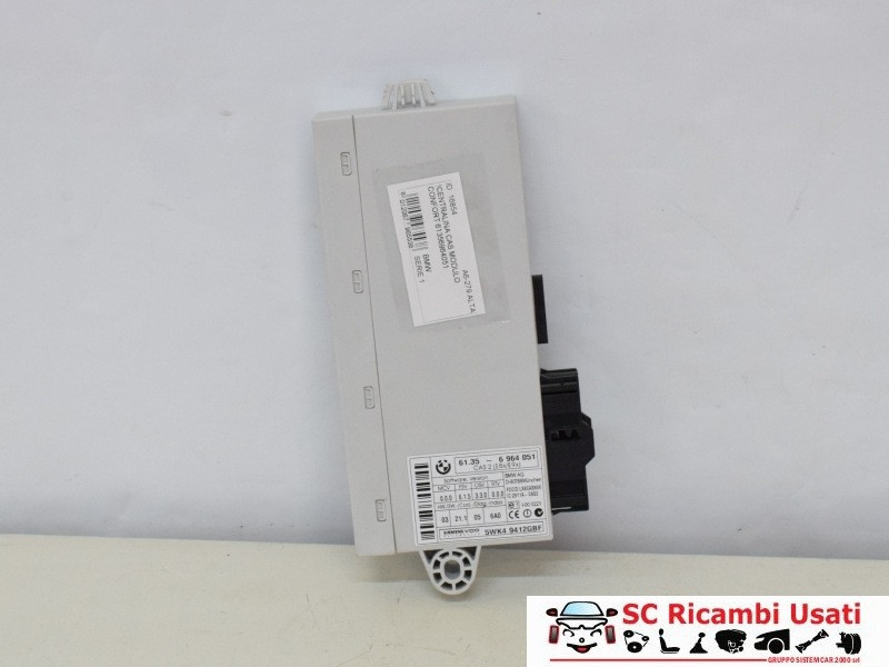 61356964051 61356964051 CENTRALINA MODULO CAS BMW Serie 1 Serie (E87) diesel