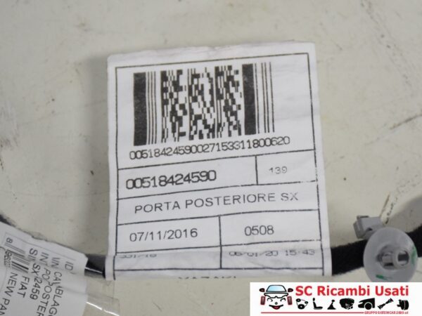 Cablaggio Porta Posteriore Sinistra New Panda 51842459