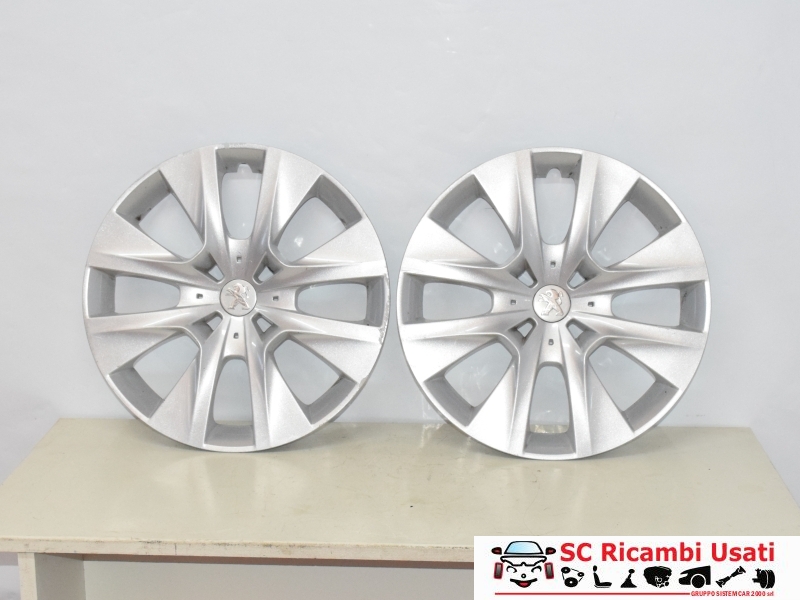 2 Copricerchio Coppa Ruota R15 Peugeot 208 9673846577 9673846277 - 17734
