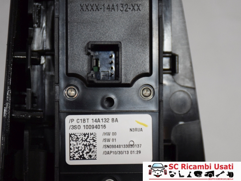 Pulsantiera Alzavetro Porta Sinistra Ford Fiesta 3S010094016 - 17801