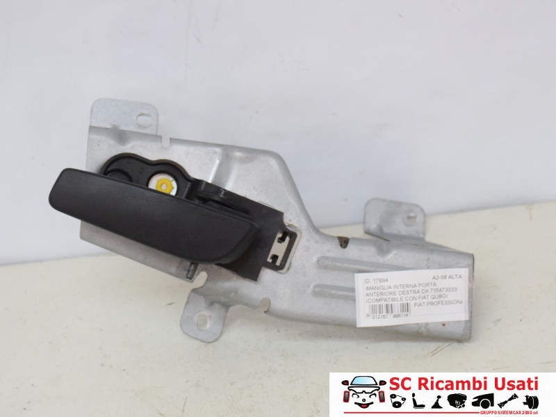 Maniglia Interna Anteriore Destra Fiat Fiorino 735473033 - 17894