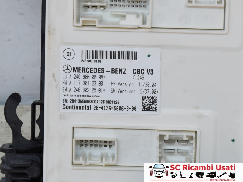 BODY COMPUTER MERCEDES Classe A Serie (W176) A2469000808 (12>18)