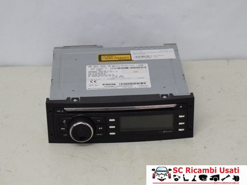 AUTORADIO PEUGEOT 208 Serie 98051026ZD (12>19)