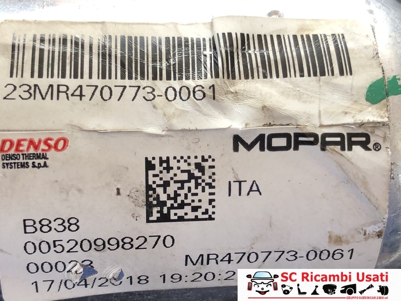 Radiatore E Essiccatore Jeep Compass 1.3 150cv 520998270 53458899 - 18124 Radiatore E Essiccatore Jeep Compass 1.3 150cv 520998270 53458899 - 18124
