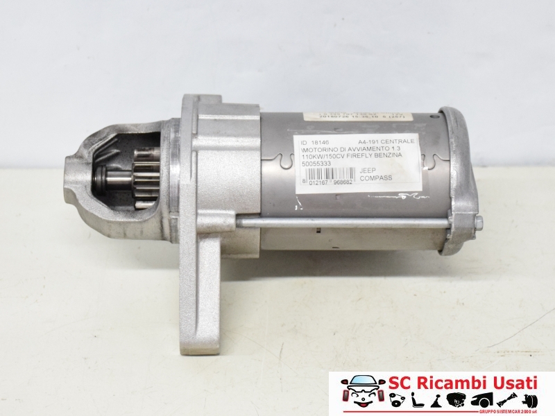 Motorino Avviamento 1.3 Benz 150cv Jeep Compass 50055333 K68411139AA - 18146