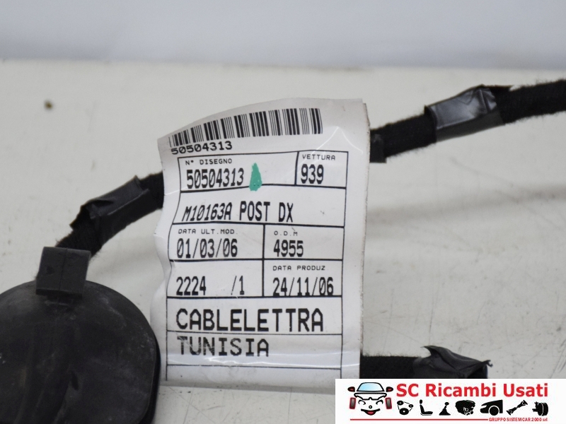 Cablaggio Porta Posteriore Destra Alfa Romeo 159 50504313 - 18358