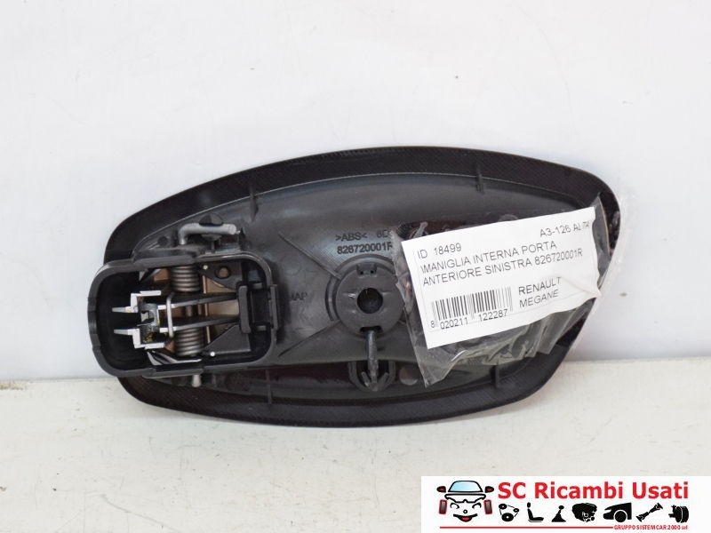 Maniglia Interna Anteriore Destra Renault Megane 3 826720001R - 18499