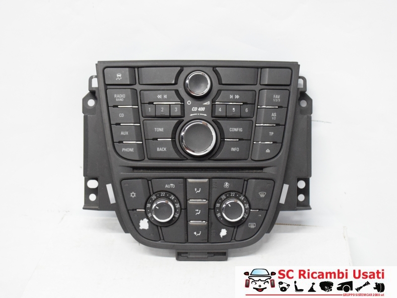 Centralina Comandi Clima Autoradio Opel Astra J 13337218 13337697 - 18520