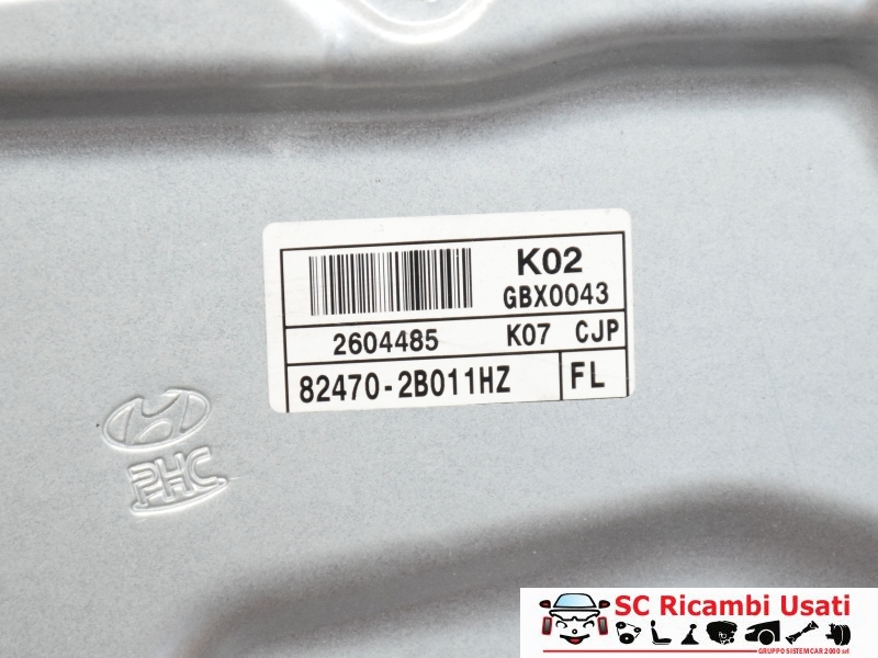 Alzavetro Anteriore Sinistro Hyundai Santa Fe 824702B011HZ - 18956