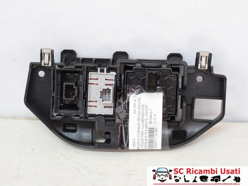 PULSANTE REGOLAZIONE ALTEZZA FARI RENAULT Clio Serie IV 251900567R (12>19)